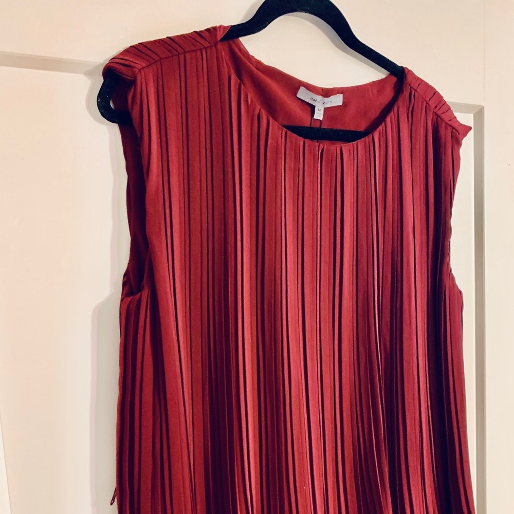 NWT Naked Zebra Burgundy Casual Dress